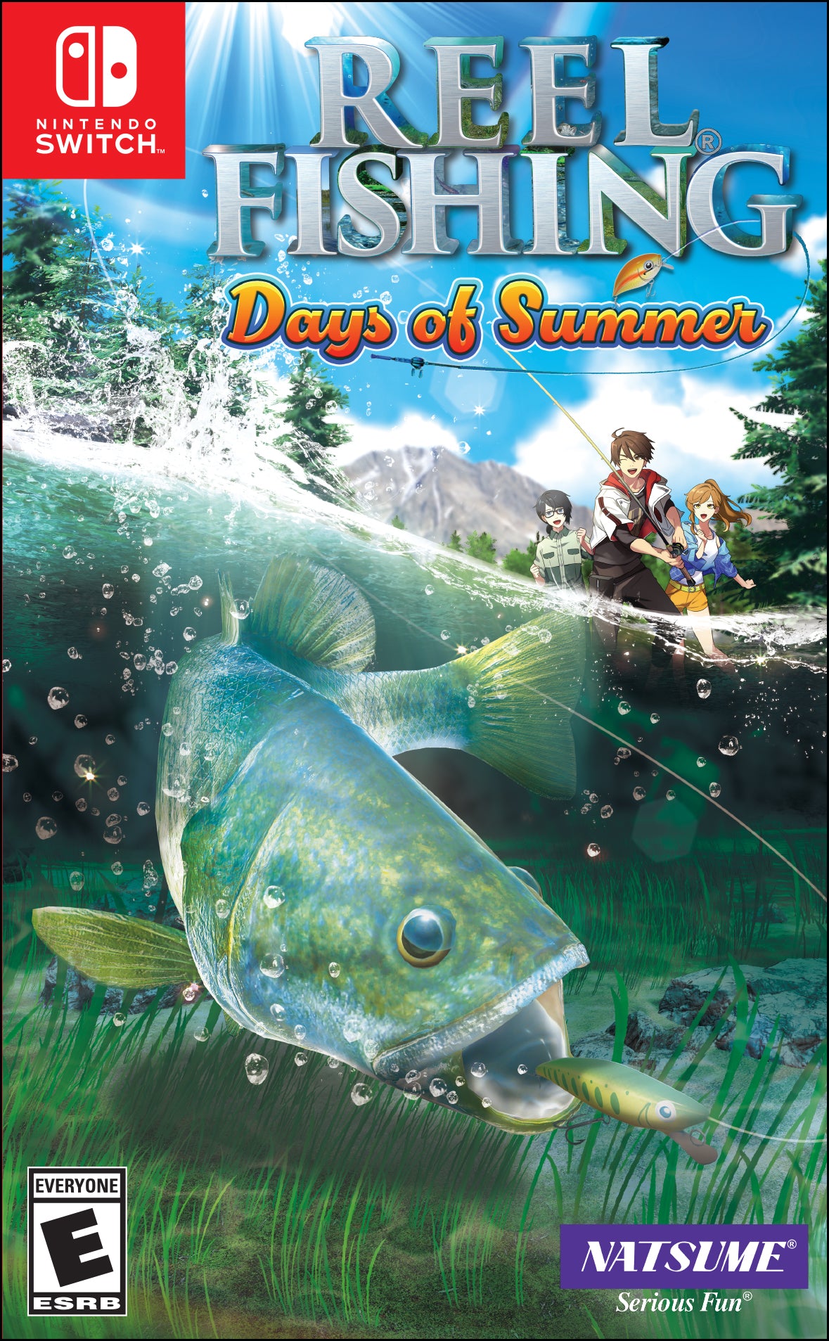 fish finder that days lets reel them in Reel Fishing: Days of Summer Video Game – Natsume Games