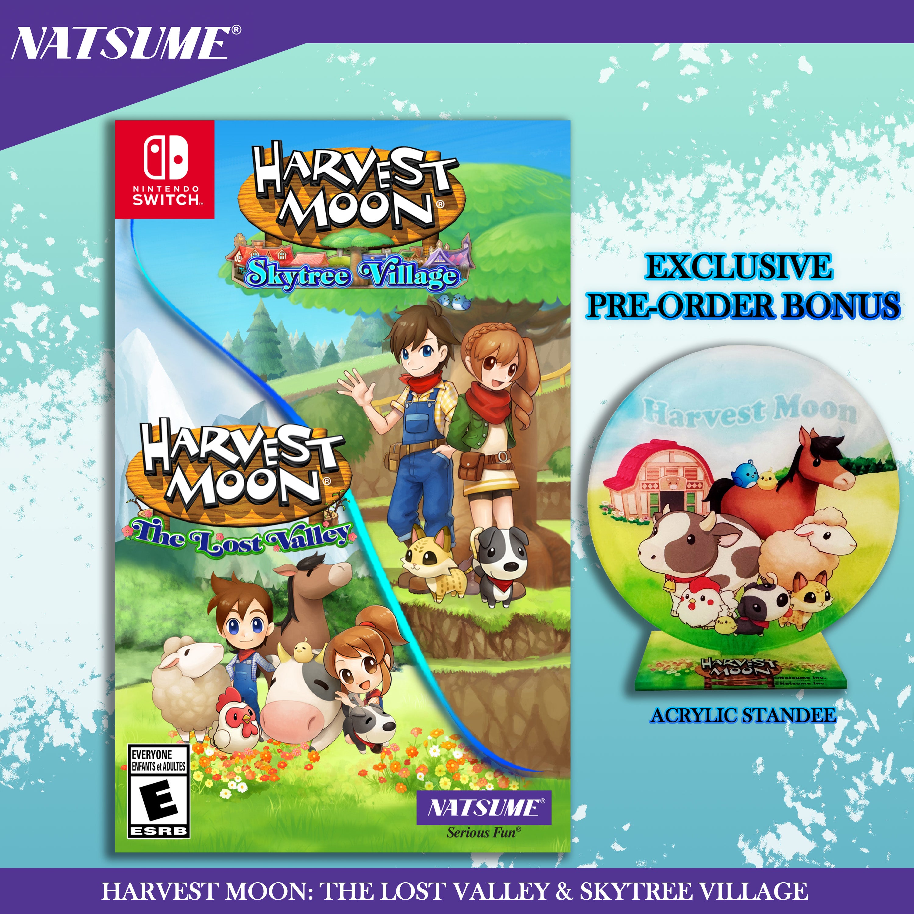 Harvest Moon: The Lost Valley Skytree Village Nintendo Switch with FREE Acrylic Standee